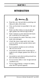 Preview for 6 page of AEMC 501N User Manual