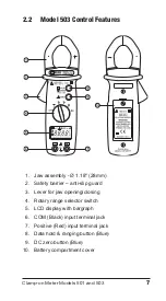 Preview for 9 page of AEMC 501N User Manual