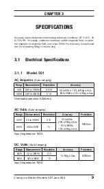 Preview for 11 page of AEMC 501N User Manual