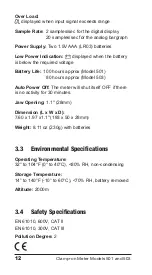 Preview for 14 page of AEMC 501N User Manual