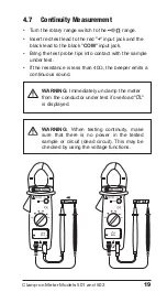 Preview for 21 page of AEMC 501N User Manual