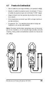 Preview for 47 page of AEMC 501N User Manual