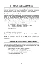 Preview for 40 page of AEMC 603 User Manual