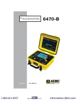 AEMC 6470-b User Manual preview