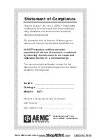 Предварительный просмотр 2 страницы AEMC 6471 User Manual