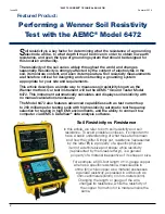 Preview for 1 page of AEMC 6472 Technical Bulletin