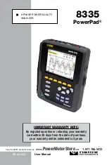 AEMC 8335 Power Pad User Manual preview