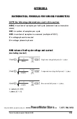 Preview for 115 page of AEMC 8335 Power Pad User Manual