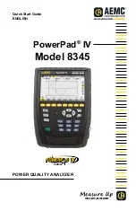 AEMC 8345 Quick Start Manual preview