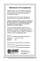 Preview for 2 page of AEMC 8345 Quick Start Manual