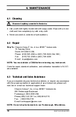 Предварительный просмотр 14 страницы AEMC 8505 Quick Start Manual