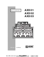 Preview for 1 page of AEMC AX501 User Manual