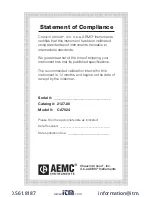 Предварительный просмотр 2 страницы AEMC CA7024 TDR User Manual