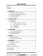 Preview for 3 page of AEMC CA846 User Manual