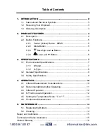 Preview for 3 page of AEMC CA876 User Manual