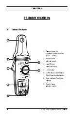 Предварительный просмотр 6 страницы AEMC CM605 User Manual