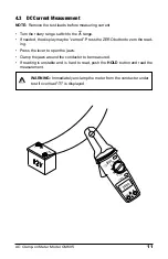 Предварительный просмотр 13 страницы AEMC CM605 User Manual