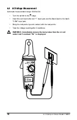 Предварительный просмотр 14 страницы AEMC CM605 User Manual