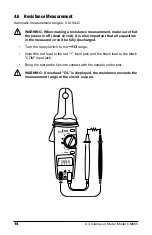 Предварительный просмотр 16 страницы AEMC CM605 User Manual