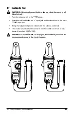 Предварительный просмотр 17 страницы AEMC CM605 User Manual