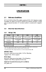 Preview for 16 page of AEMC F03 User Manual