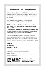 Preview for 3 page of AEMC GROUNDFLEX 6474 User Manual