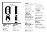 Предварительный просмотр 2 страницы AEMC JM845A User Manual