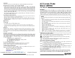 Preview for 4 page of AEMC JM850A User Manual