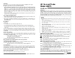 Preview for 4 page of AEMC JM875 User Manual