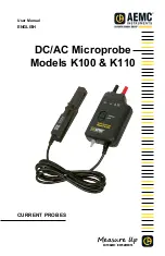 AEMC K100 User Manual предпросмотр