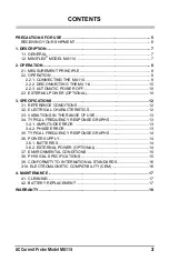 Предварительный просмотр 3 страницы AEMC MA114 User Manual