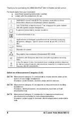 Предварительный просмотр 4 страницы AEMC MA114 User Manual