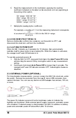 Предварительный просмотр 10 страницы AEMC MA114 User Manual