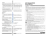 Preview for 1 page of AEMC MD301 User Manual