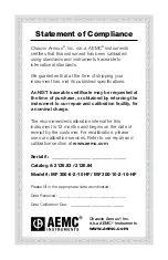 Preview for 2 page of AEMC MF 300-10-2-10-HF User Manual