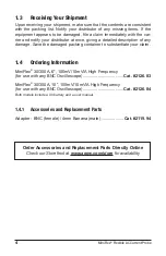 Preview for 6 page of AEMC MF 300-10-2-10-HF User Manual