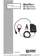 AEMC MiniFlex MF 300-6-2-10 User Manual предпросмотр