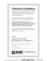 Предварительный просмотр 2 страницы AEMC MiniFlex MF 300-6-2-10 User Manual