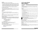 Preview for 4 page of AEMC MN115 User Manual