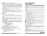 Preview for 4 page of AEMC MN122 User Manual