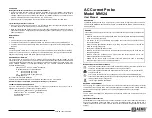 Preview for 1 page of AEMC MN124 User Manual