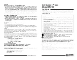 Preview for 1 page of AEMC MN186 User Manual