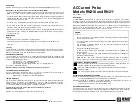 AEMC MN210 User Manual preview