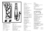 Предварительный просмотр 2 страницы AEMC MN306 User Manual