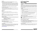 AEMC MN307 User Manual preview
