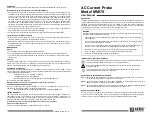 AEMC MN379 User Manual preview