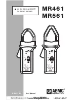 Preview for 1 page of AEMC MR461 User Manual