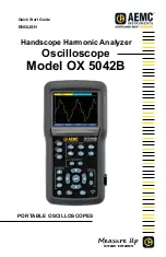 Preview for 1 page of AEMC OX 5042B Quick Start Manual