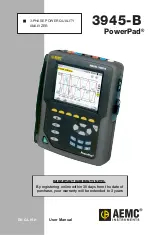 AEMC PowerPad 3945-B User Manual preview