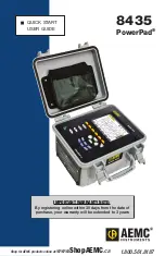 AEMC PowerPad 8435 Quick Start User Manual preview